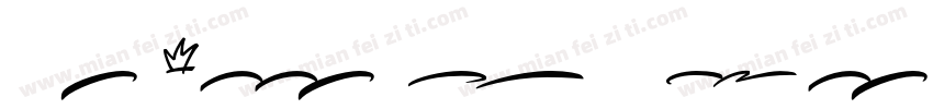 Qrayolla Script Regular字体转换